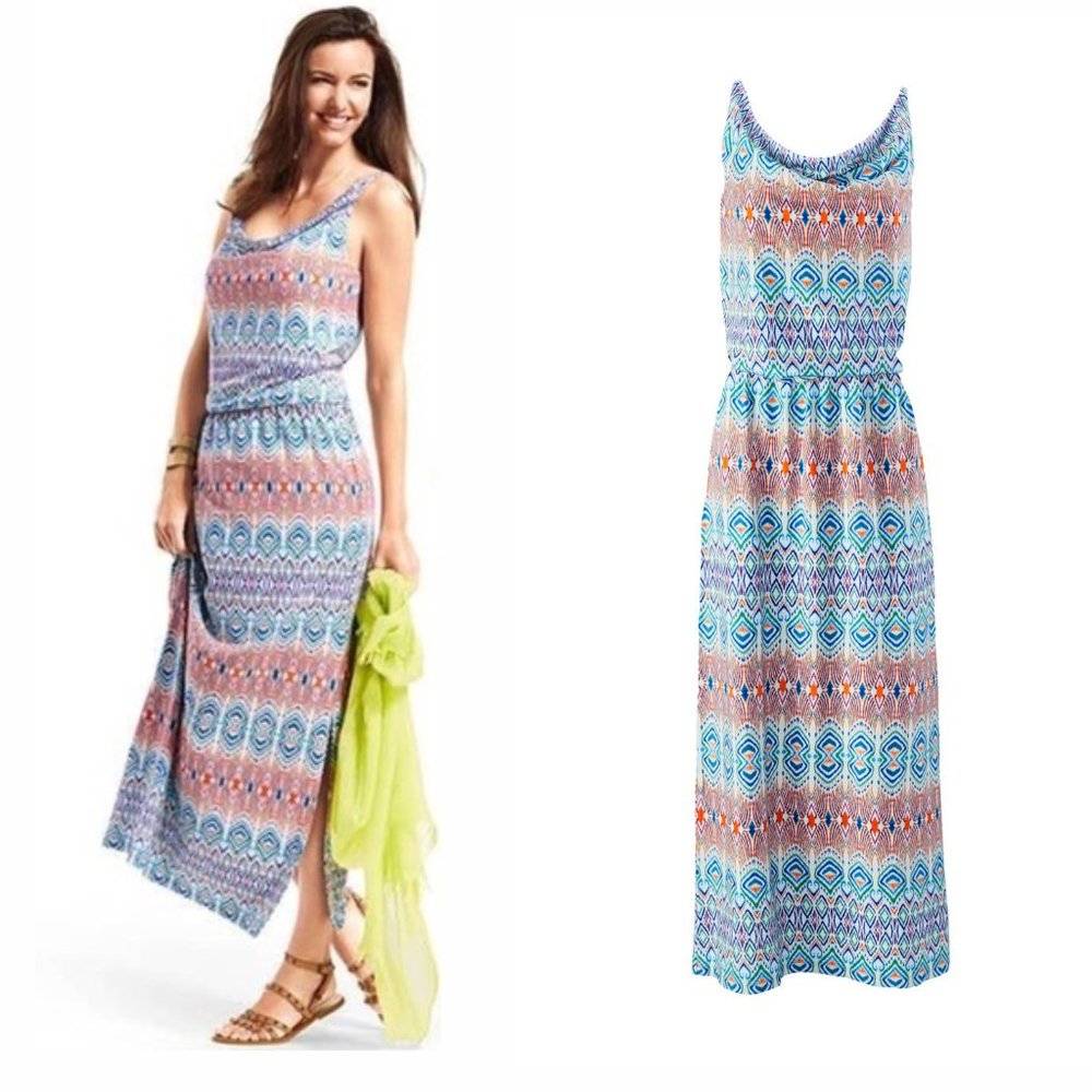 CAbi In The Sun Aztec Maxi Dress